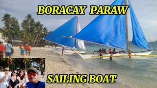 Boracay Katamaran Boat w/ my guests from Quezon City || by: Rene Cosido