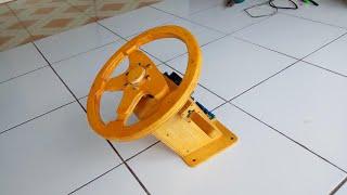 Make a Steering Wheel from Arduino Leonardo ( Force FeedBack )