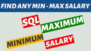 SQL Most Asked Interview Question Find 2nd 3rd 4th 5th Nth Maximum & Minimum Salary Query