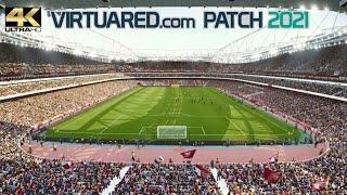 [4K] eFootball PES 2021 VirtuaRED V4.1 | Realistic Graphics Mods | Arsenal vs Everton