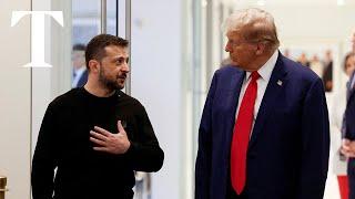 Donald Trump praises relationship with Putin at Zelensky meeting