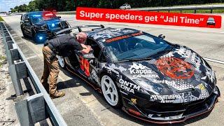 GEORGIA POLICE PULL OVER LAMBORGHINI TWICE IN ONE DAY … *GUMBALL 3000 Day 6*