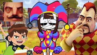 Hello Neighbor - New Secret Neighbor Amazing Digital Circus Pomni Dark Riddle Aaron Ben 10 History