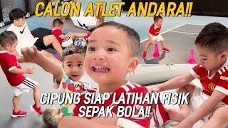 PERSIAPAN MASUK TIMNAS?!! RAFATHAR CIPUNG SEHARIAN LATIHAN FISIK SEPAK BOLA!!!