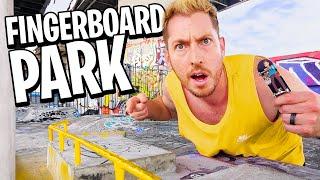 We Found a HIDDEN Fingerboard Park!