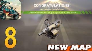 Crossout Mobile PvP Action - Gameplay Walkthrough Part 8 - Summator and New Map(iOS,Android)