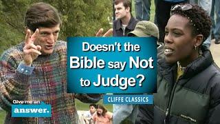 Cliffe Knechtle | "Do Not Judge," but, "Beware False Prophets." | Give Me An Answer