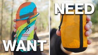 What you NEED vs What You WANT to take Backpacking