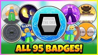 Slap Battles - How To Get ALL 95 BADGES! (Updated July 2024) [ROBLOX]