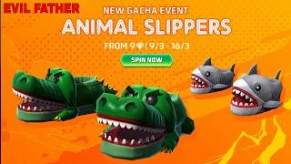 New Gacha Event Animal Slippers In Pakistan Server | New Luck Royal Event 2025 Animal Slippers 9 