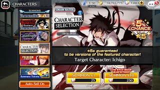 Ichigo Character Selection Summons | Bleach Brave Souls