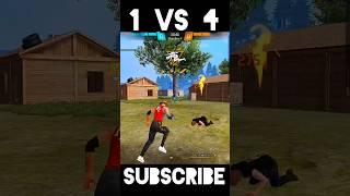 1 vs 4 impossible#freefire #shorts #foryou#foryoubage #trending#viralff #freefireshorts #ytshorts