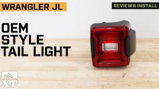 Jeep Wrangler JL OEM Style Tail Light; Chrome Housing Review & Install