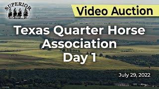 Texas Quarter Horse Association's 25th Annual Yearling Sale - Day 1