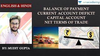 (BES) Balance of Payment| Current Account Deficit| Capital Account| Net Terms of Trade| INR-Dollar