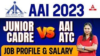 AAI Junior Executive Vs AAI ATC | Job Profile & Salary | Details By Pratibha Mam