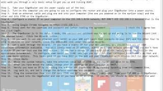 EdgeRouter - Out of the box to surfing the web - Wizard Setup - DHCP