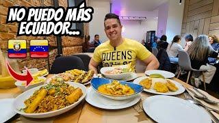 VENEZOLANO REACCIONANDO a comida ECUATORIANA en Madrid España