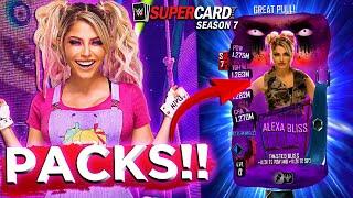 ALEXA BLISS PACK OPENING!! Quest Rewards!! Guaranteed PRO! WWE SUPERCARD Season 7