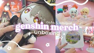  unboxing cute genshin impact merch | a lil' haul of some of my faves + a few rare items ˙ᵕ˙