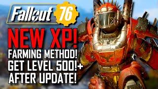 Fallout 76 | LEVEL UP FAST! | NEW XP Farming Method! | AFTER UPDATE! | Get level 500!+