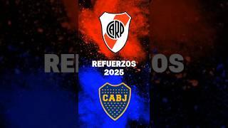 Refuerzos River y Boca 2025 #riverplate #bocajuniors #futbol #argentina #clasico #rival #2025