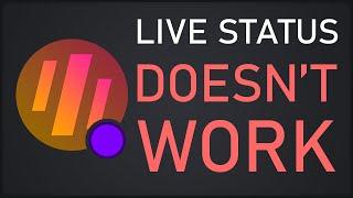 Discord's Live Status feature is Broken