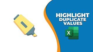 How to highlight duplicate values in excel with different colors