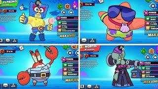 Every Brawl Stars Spongebob Skin |  | Brawl Stars | NEW SKIN | PATRICK |MR. KRABS|SQUIDWARD|PLANKTON