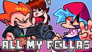 Friday Night Funkin' - All My Fellas: FNF Mix V2! (Girlfriend/Pico/Boyfriend Cover Mod)