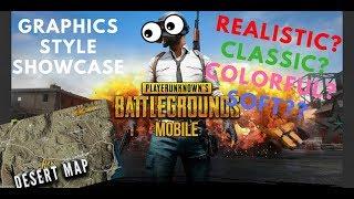 PUBG MOBILE GRAPHICS STYLE COMPARISON [60FPS] RUNNING ON TENCENT GAMING BUDDY OFFICIAL PC EMULATOR