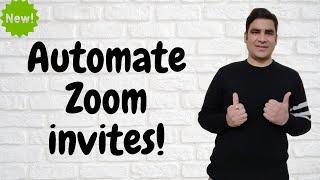 How to schedule zoom meetings | Automate zoom invites