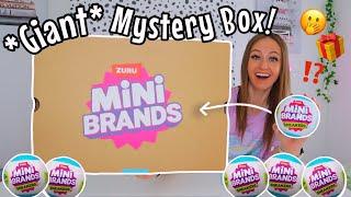 OPENING A *GIANT* MINI BRANDS MYSTERY BOX!!🫢⁉️ (UNBOXING 50 *SNEAKERS* MINI BRANDS!!)