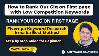 how to do keyword research for guest posting service | create GBOB gig on fiverr | rank fiverr gig