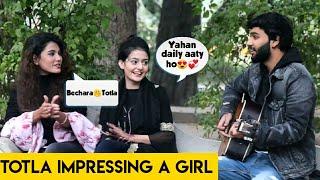 Totla Singing Heart Broken Song |Prank On Cute Girls | Reaction Video | Anas Rajput