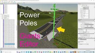 Giants Editor Tutorial | Power Poles Placement | Farming Simulator 19 Map