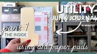 Use your OLD PAPER! How to Coordinate Papers and Build Your Insert! #junkjournal