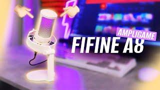 КРУТОЙ БЮДЖЕТНЫЙ И КАЧЕСТВЕННЫЙ USB МИКРОФОН! ОБЗОР FIFINE AMPLIGAME A8!