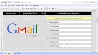 Gmail Mail Merge Tutorial