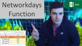 How to use Networkdays Function in excel