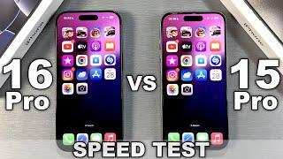 iPhone 16 Pro vs iPhone 15 Pro Speed Test! Worth Upgrade? Comparison