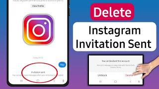 How to unsend invite message on instagram | instagram invite message delete | invite sent delete
