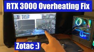 Fix your Overheating RTX 3000 Card! (Zotac Models I'm looking at you)