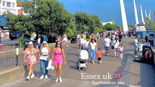 Uk beaches  Southend-on-sea , Essex England, September 2023