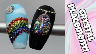 Crystal Placement | Nail Art