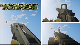 StabX Modern Guns Showcase - Mr Crayfish's Gun Mod - Minecraft 1.19.2