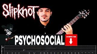 【SLIPKNOT】[ Psychosocial ] cover by Masuka | LESSON | GUITAR TAB