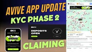 Avive Mining App KYC Phase 2 &Claiming Method Full Details.