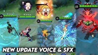 New Update Demon Slayer Skin Full Voice & Sfx