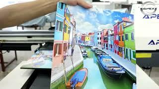 UV LED Printer - The Best, Fastest APEX UV Flatbed Printer UV6090I-B Print on Ceramic Tile